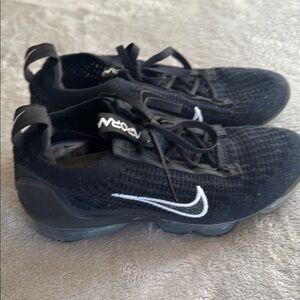 Nike Black and White VaporMax Sneakers